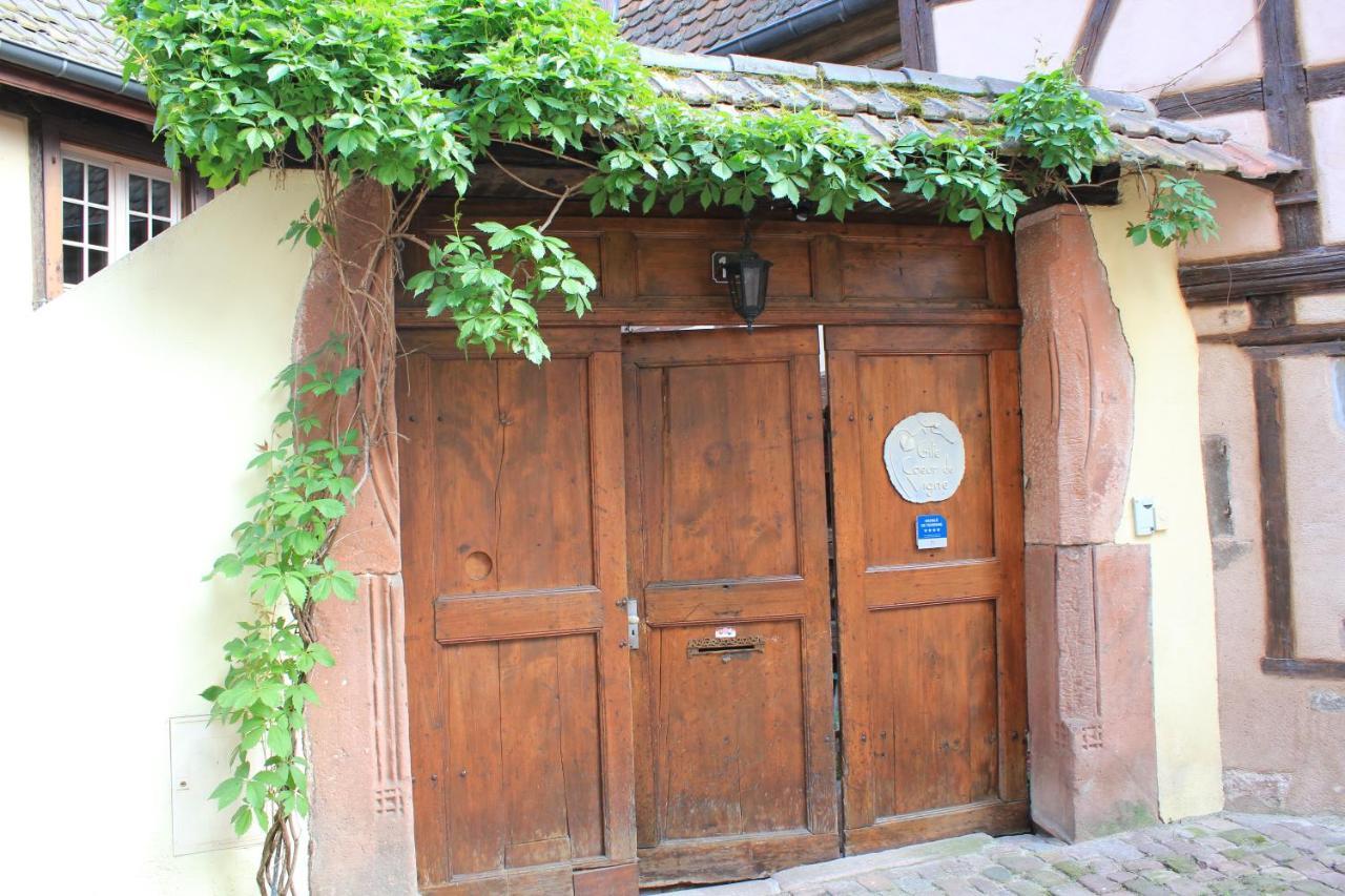 Les Gites Coeur De Vigne Riquewihr Buitenkant foto
