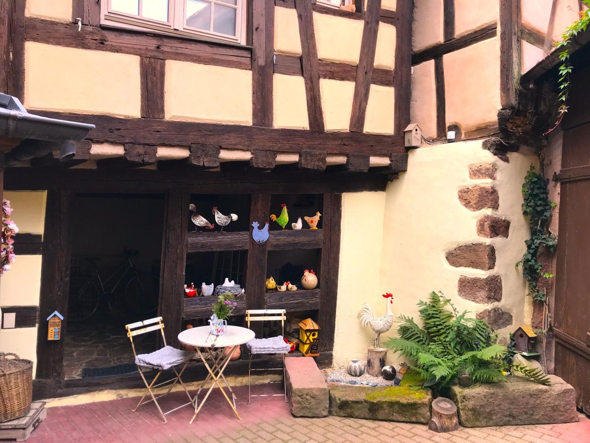 Les Gites Coeur De Vigne Riquewihr Buitenkant foto