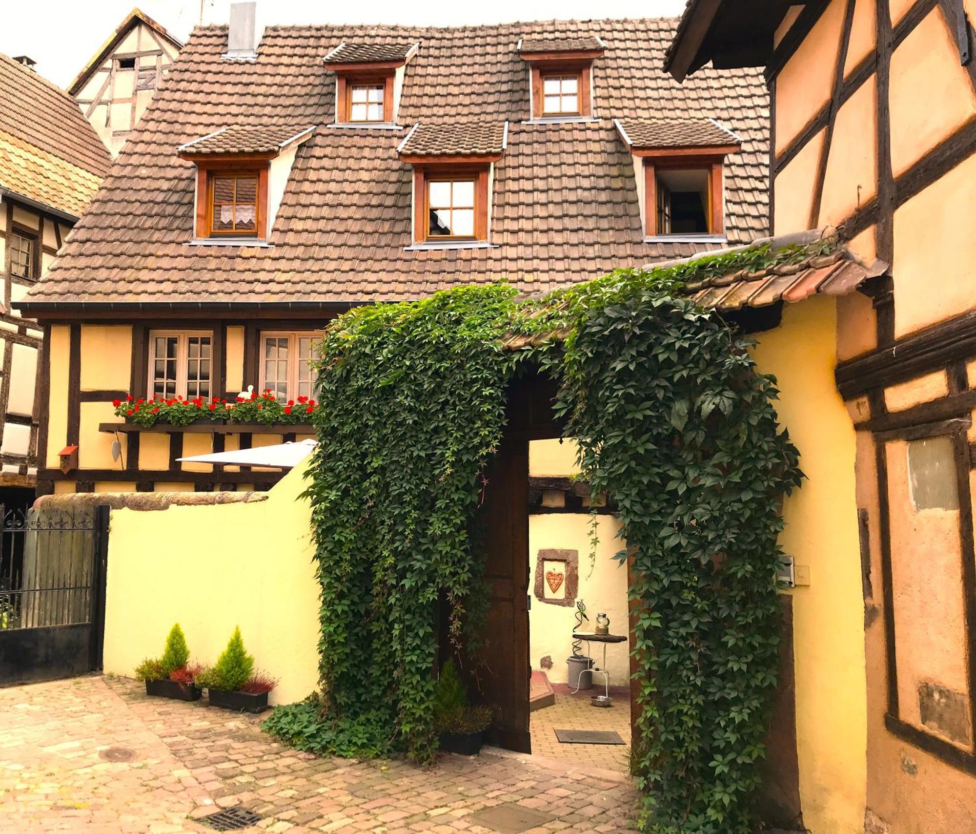 Les Gites Coeur De Vigne Riquewihr Buitenkant foto